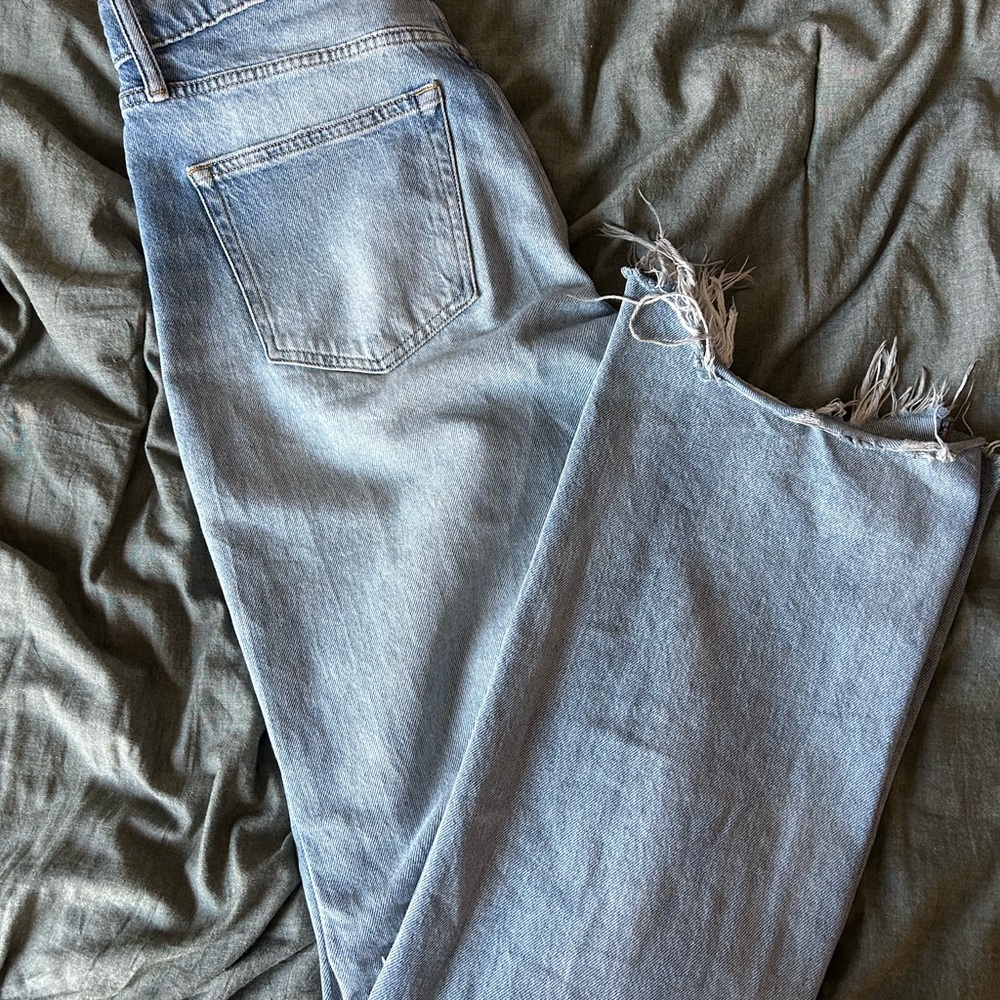 Lucky Brand Blue Flare Wide Leg Jeans